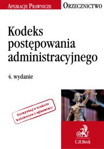 Okładka książki Kodeks postępowania administracyjnego Orzecznictwo