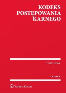 Okładka książki Kodeks postępowania karnego