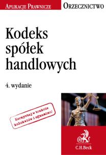 Okładka książki Kodeks spółek handlowych Orzecznictwo