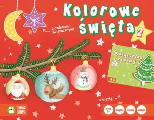 Okładka książki Kolorowe święta Książka z grą Zestaw 2