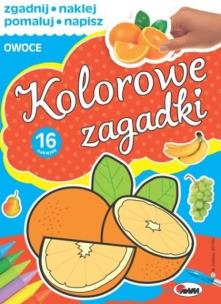 Okładka książki Kolorowe Zagadki Owoce