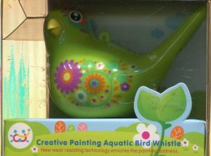 Opakowanie Kolorowy Gwizdek Ptak Ptaszek Wodny Śpiewa zielony