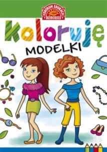 Okładka książki Koloruję Modelki
