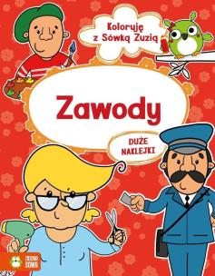 Okładka książki Koloruję z Sówką Zuzią. Zawody