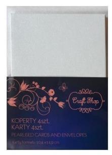 Opakowanie Koperty z kartami CRAFT SHOP