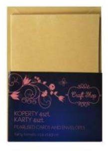 Opakowanie Koperty z kartami CRAFT SHOP