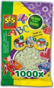 Opakowanie Koraliki do prasowanek - świecące w ciemności