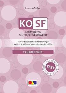 Okładka książki KOSF - Karty oceny słuchu fonemowego