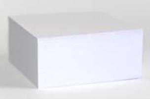 Opakowanie Kostka klejona 85x85x40mm biała D.RECT