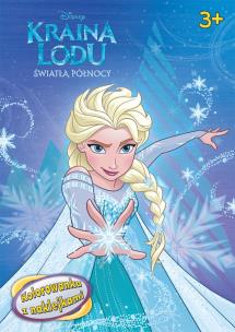 Okładka książki KRAINA LODU. KOLOROWANKA Z NAKLEJKAMI
