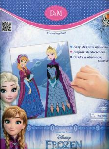 Okładka książki Kraina Lodu Obrazek 3D Anna / Elsa