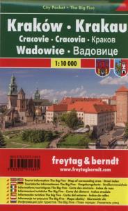 Opakowanie Kraków Wadowice mapa laminowana 1:10 000
