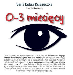 Okładka książki Książeczka dla dzieci w wieku 0-3 miesięcy