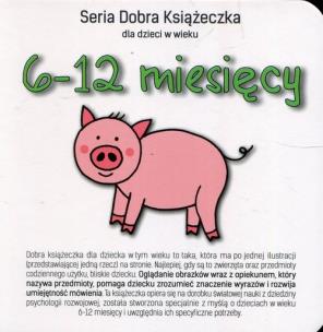 Okładka książki Książeczka dla dzieci w wieku 6-12 miesięcy