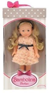 Opakowanie Lalka Bambolina Boutique łososiowe róże