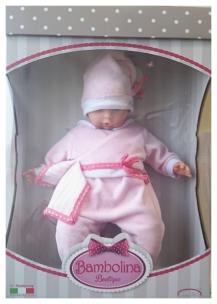 Opakowanie Lalka Bambolina Boutique różowe śpioszki 48 cm