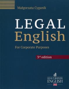 Okładka książki Legal English