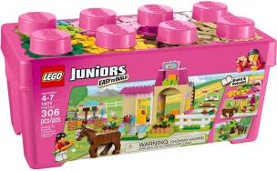 Okładka książki Lego JUNIORS 10674 Farma z kucykiem