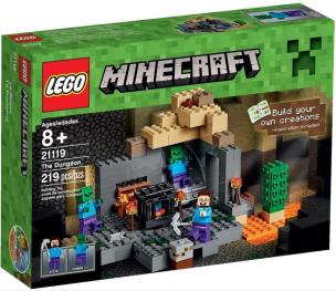 Okładka książki Lego MINECRAFT 21119 Loch