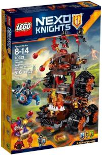 Okładka książki Lego Nexo Knights Machina oblężnicza generała Mag
