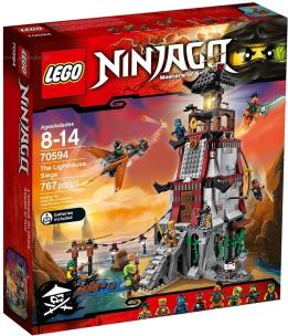 Okładka książki Lego Ninjago Bitwa o latarnię