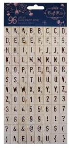 Opakowanie Litery i cyfry CRAFT SHOP