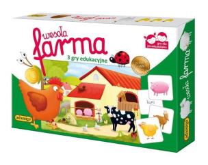 Loteryjka - Wesoła Farma. Wydawca: Adamigo. Multiszop.pl Opakowanie Loteryjka - Wesoła Farma