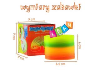 Opakowanie Magiczna tęczowa sprężyna MAGIC SPRING