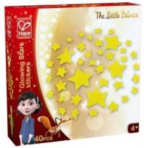 Opakowanie Mały Książę - Naklejki na ścianę świecące gwiazdki