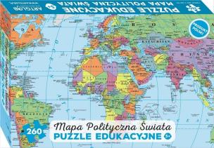 Opakowanie Mapa polityczna świata Puzzle edukacyjne dla dzieci