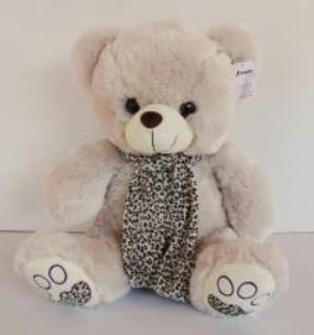 Opakowanie Miś Ronald z szalem 40 cm, 2 kolory