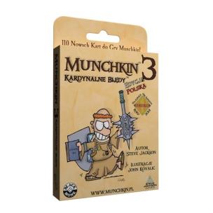 Okładka książki Munchkin 3 Kardynalne Błędy
