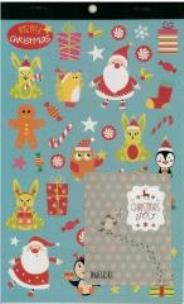 Opakowanie Naklejki Boże Narodzenie CHRISTMAS JOY