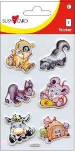 Opakowanie Naklejki C ozdobne Zwierzaki III