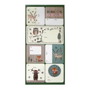 Opakowanie Naklejki do prezentów CHRISTMAS JOY