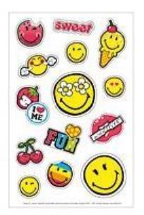 Okładka książki Naklejki szkolne Smileyworld Girly