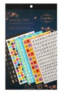 Opakowanie Nakleki Litery CRAFT SHOP