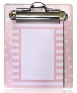 Opakowanie Notatnik na podkładce z klipsem