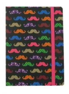 Opakowanie Notes A6/80K Wąsy PAUL&CO.