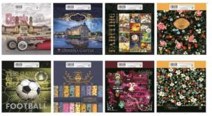 Opakowanie Notes ozdobny 200x200/60K kratka FRESH