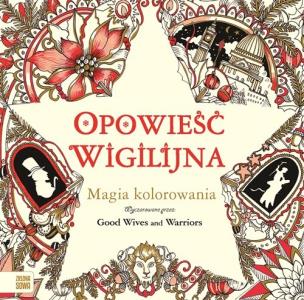 Okładka książki Opowieść Wigilijna Kolorowanka dla dorosłych