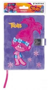 Opakowanie Pamiętnik zamykany pluszowyTrolls