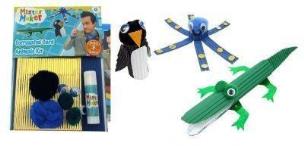 Opakowanie Pan Robótka - Zwierzęta z tektury falistej