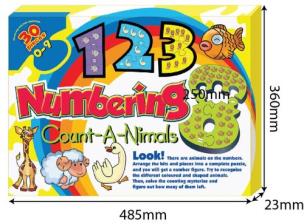 Okładka książki Piankowe puzzle Cyferki