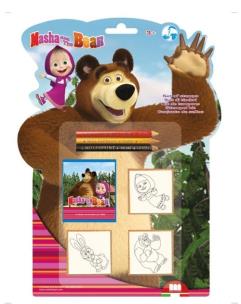 Opakowanie Pieczątki Shaped 3 Masza i niedźwiedź