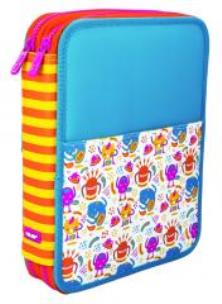 Opakowanie Piórnik 2 poz. z wyprawką duży Scary Monster MILAN