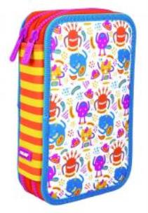 Opakowanie Piórnik 2 poz. z wyprawką Scary Monsters MILAN