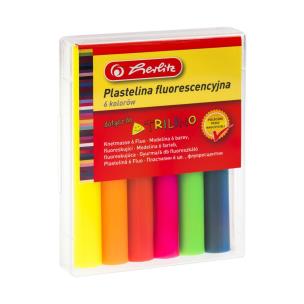 Okładka książki Plastelina 6 kolorów fluor.