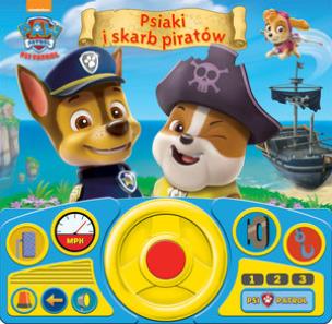 Okładka książki Play-a-Song. Psi Patrol. Psiaki i skarb piratów