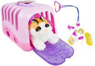 Opakowanie Pluszowy kotek w budce + akcesoria